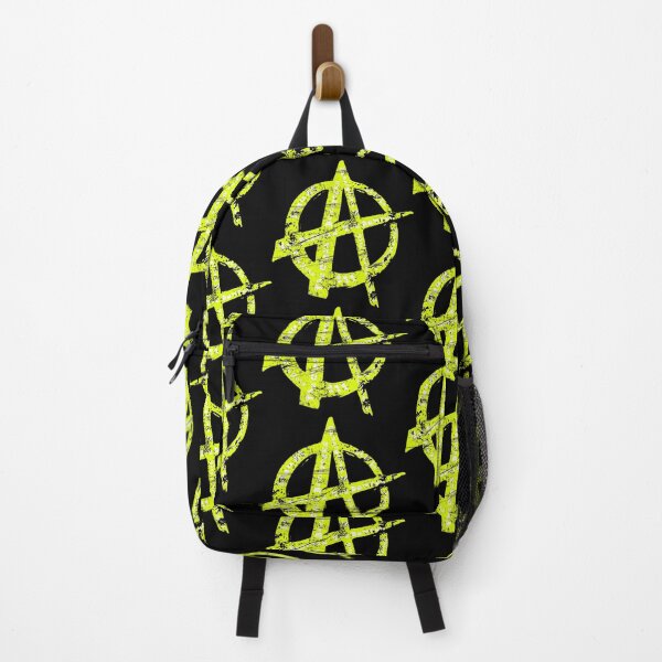 Item preview, Distressed Yellow Anarchy Punk Symbol designed and sold by 133DandC.