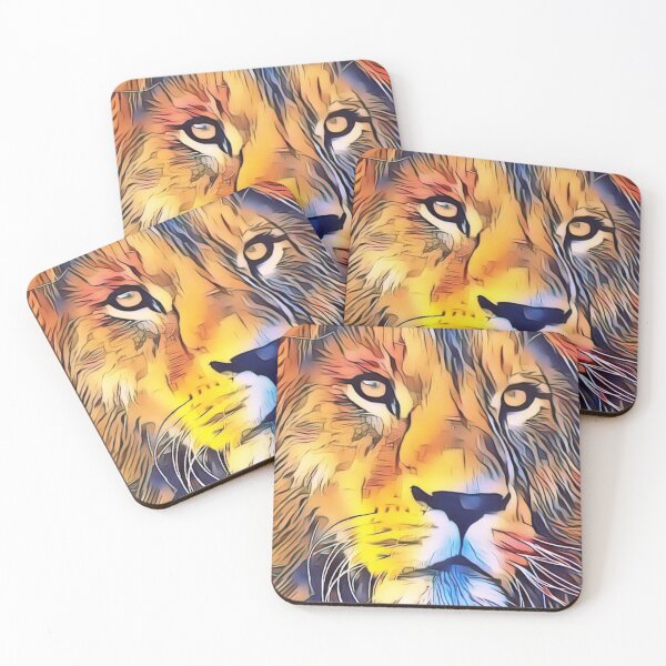 Item preview, Colorful lion head designed and sold by Eva-Success.