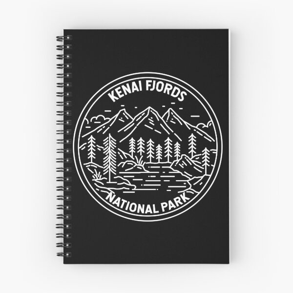 Item preview, Kenai Fjords National Park Alaska Monoline designed and sold by KrisSidDesigns.