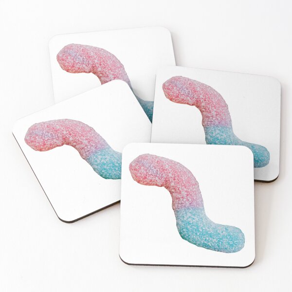 Item preview, Sour Gummy Worm Red and Blue designed and sold by Squisheded.
