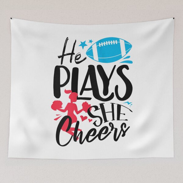 Item preview, Womens Funny Football Son Cheerleading Daughter Cheer Mom Tank Top designed and sold by GiselleShop.