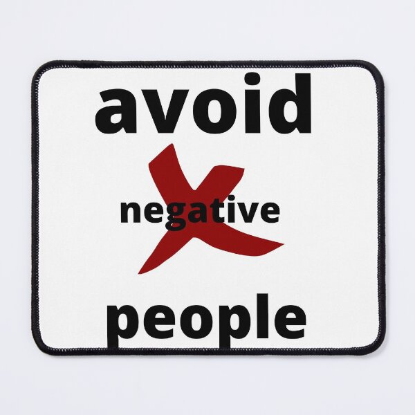 Aperçu de l'œuvre avoid negative people créée et vendue par myblackrose.