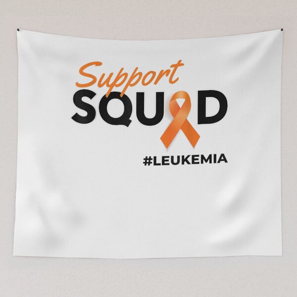 Item preview, Leukemia Cancer Support Squad Orange Ribbon for Caregivers  designed and sold by GarrickShop.