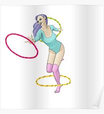 3 Hula Hoops ♥ Poster