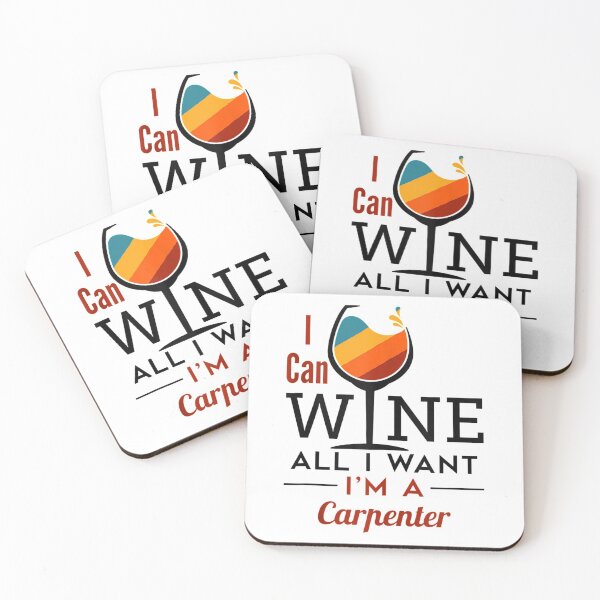 Item preview, Carpenter Funny Wine All I Want Woodworker Woodworking Tank Top designed and sold by GerdaShop.