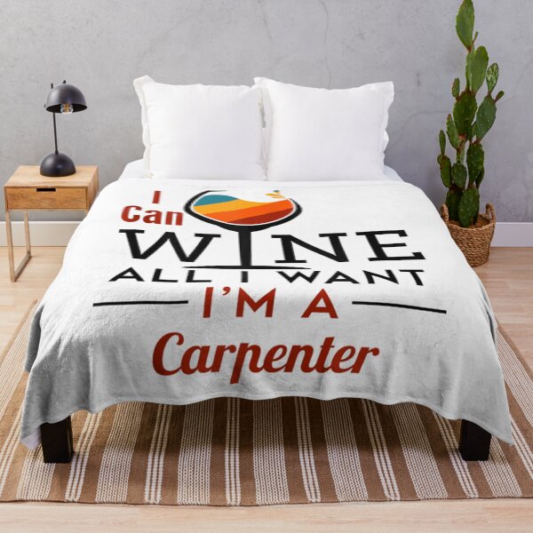 Item preview, Carpenter Funny Wine All I Want Woodworker Woodworking Tank Top designed and sold by GerdaShop.