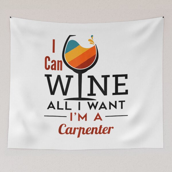 Item preview, Carpenter Funny Wine All I Want Woodworker Woodworking Tank Top designed and sold by GerdaShop.