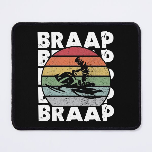 Item preview, Retro Vintage Braap Snowmobile Rider Snow Sled Snowmobiling designed and sold by rifatart.