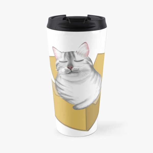 I like to think inside the box Travel Mug