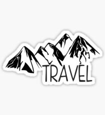 Travel Mountains Sticker