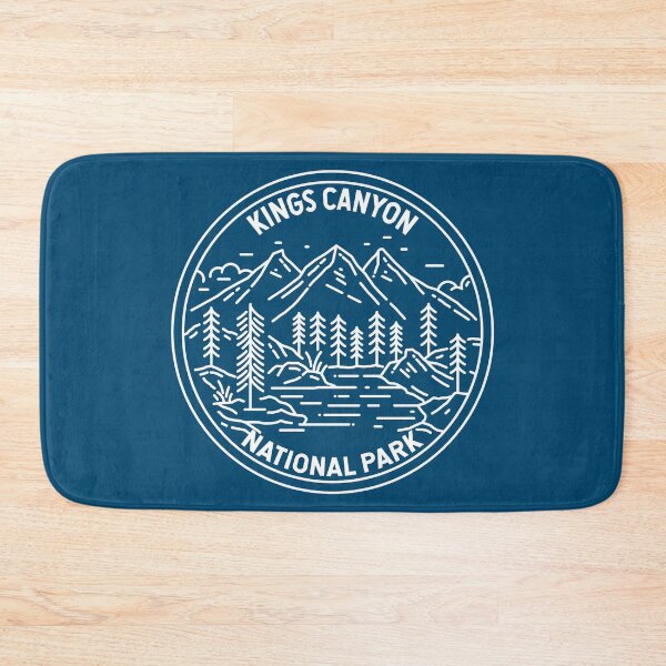 Item preview, Kings Canyon National Park California Monoline designed and sold by KrisSidDesigns.