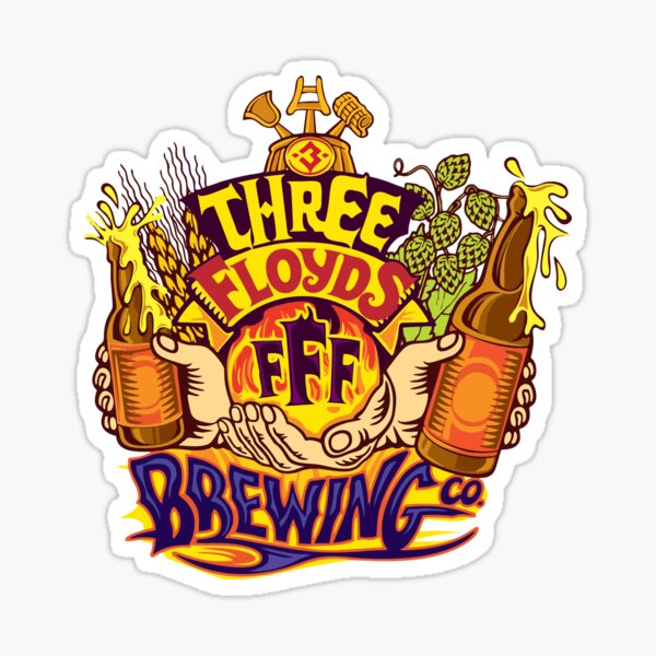Official - Three FFF Floyds Sticker