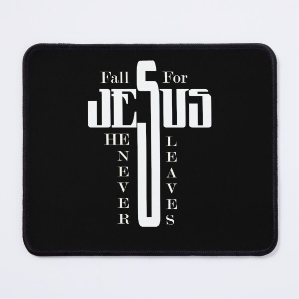 Item preview, fall for jesus he never leaves designed and sold by Polla-Shirt.