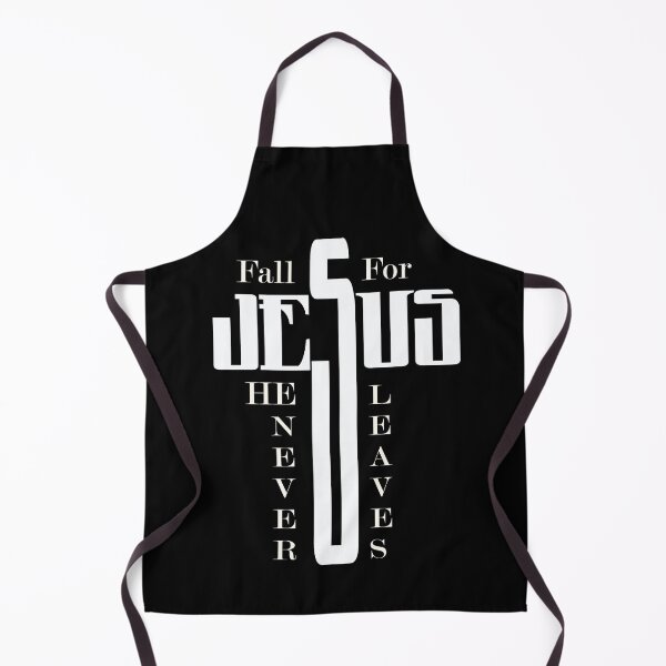 Item preview, fall for jesus he never leaves designed and sold by Polla-Shirt.