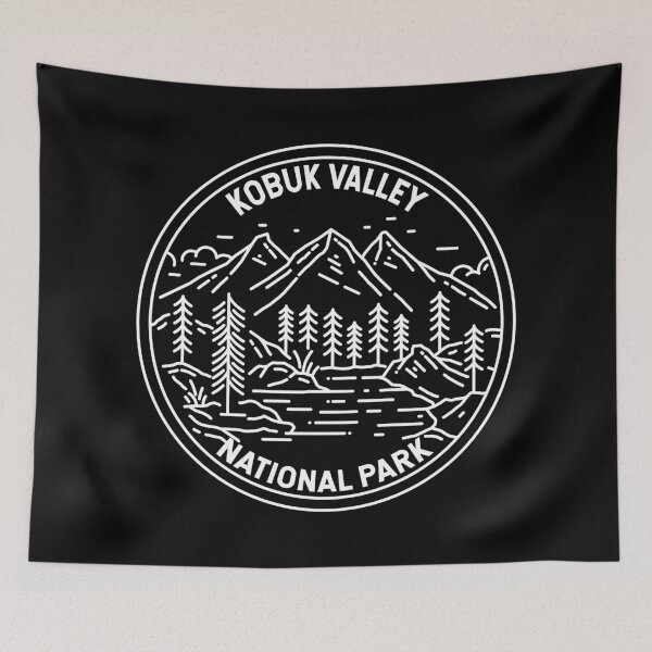 Item preview, Kobuk Valley National Park Alaska Monoline designed and sold by KrisSidDesigns.