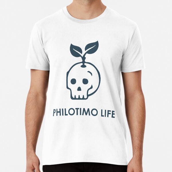 Philotimo Life Skull Shirt Premium T-Shirt