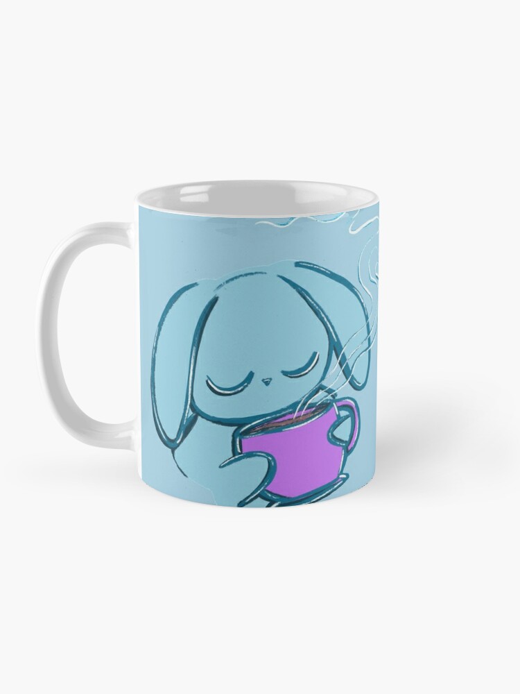 Blue Bunny Ceramic Coffee Mug