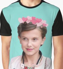 millie bobby brown stranger things teal Graphic T-Shirt