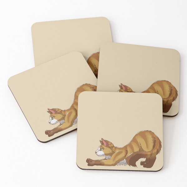 Item preview, Tabby Somali Cat Stretching Yoga Cream designed and sold by Bamsdrawz.