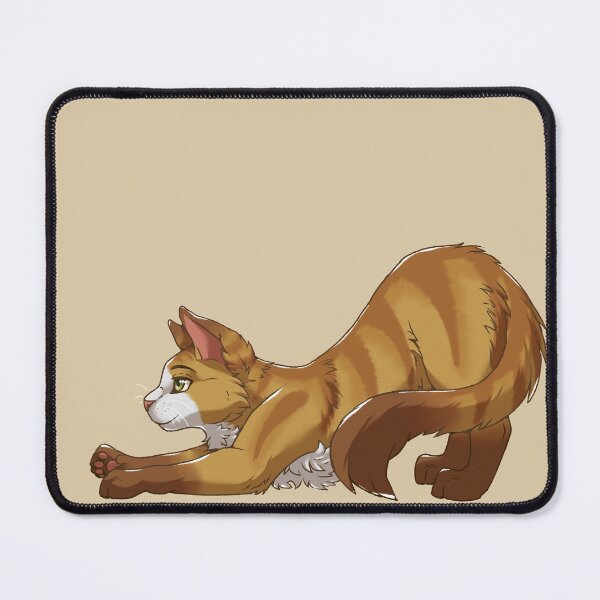 Item preview, Tabby Somali Cat Stretching Yoga Cream designed and sold by Bamsdrawz.