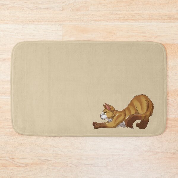 Item preview, Tabby Somali Cat Stretching Yoga Cream designed and sold by Bamsdrawz.
