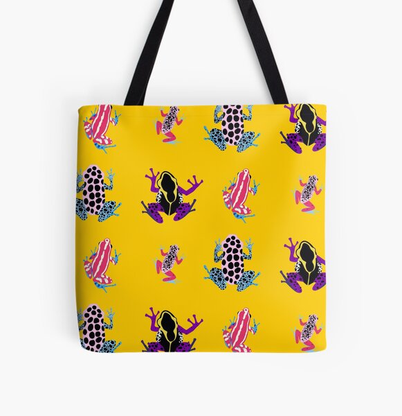 Frogs - transgender and non binary colours All Over Print Tote Bag