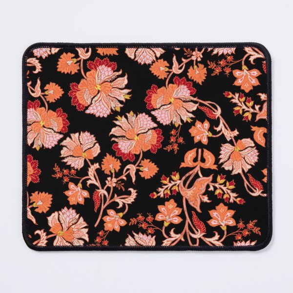 Item preview, Orange red floral pattern designed and sold by Dear-Ashlin.
