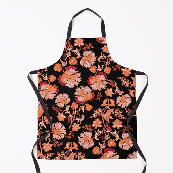 Item preview, Orange red floral pattern designed and sold by Dear-Ashlin.