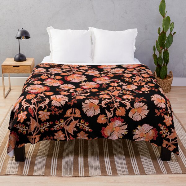 Item preview, Orange red floral pattern designed and sold by Dear-Ashlin.