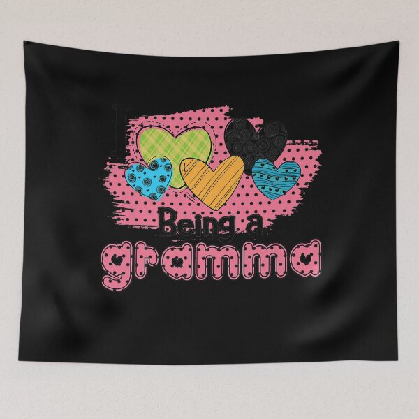 Item preview, Womens I Love Being A Gramma Cute Vintage Hearts Gifts Premium  designed and sold by AlvaShop.