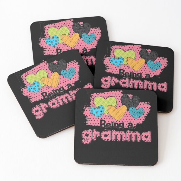 Item preview, Womens I Love Being A Gramma Cute Vintage Hearts Gifts Premium  designed and sold by AlvaShop.