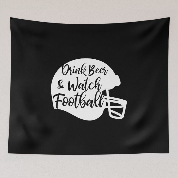 Item preview, Drink Beer And Watch Football Distressed Player Sports Team designed and sold by Merchking1.