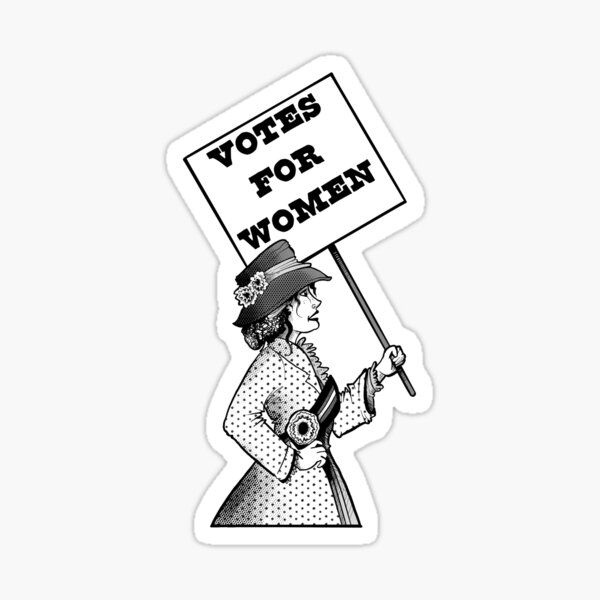 Vista previa del artículo con la obra «¡Votos para las mujeres!», diseñado y vendido por emilyngoff.
