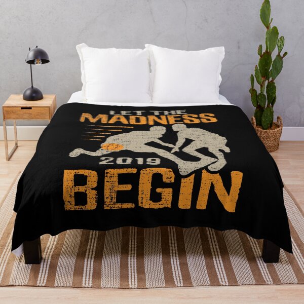 Item preview, Let the Madness Begin 2019, Sports Playing Basketball Players Brackets, Cool Vintage Basketball designed and sold by Merchking1.