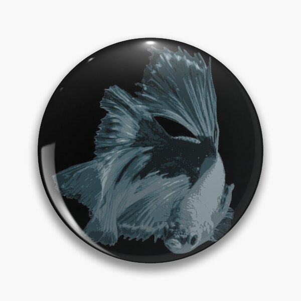 Item preview, Betta Fish (Blue) designed and sold by VixelDesign.