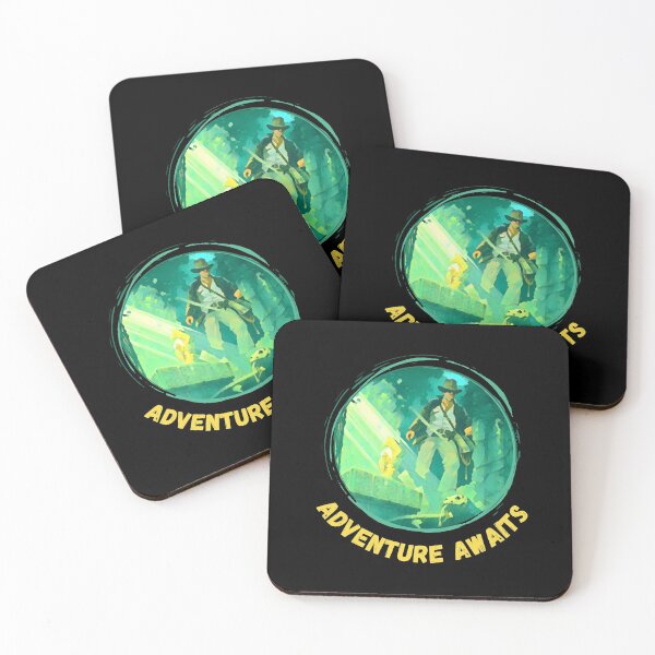 Item preview, Adventure Awaits - Indy designed and sold by Fenay Designs.