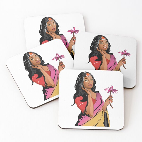 Item preview, Girl in sari  designed and sold by Looplk.