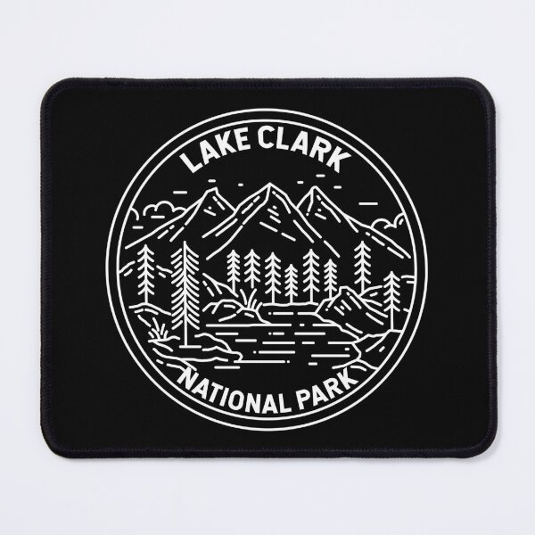 Item preview, Lake Clark National Park Alaska Monoline designed and sold by KrisSidDesigns.