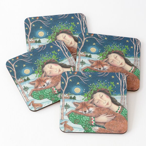 Item preview, Starry Fox Hug designed and sold by Painting Dreams.