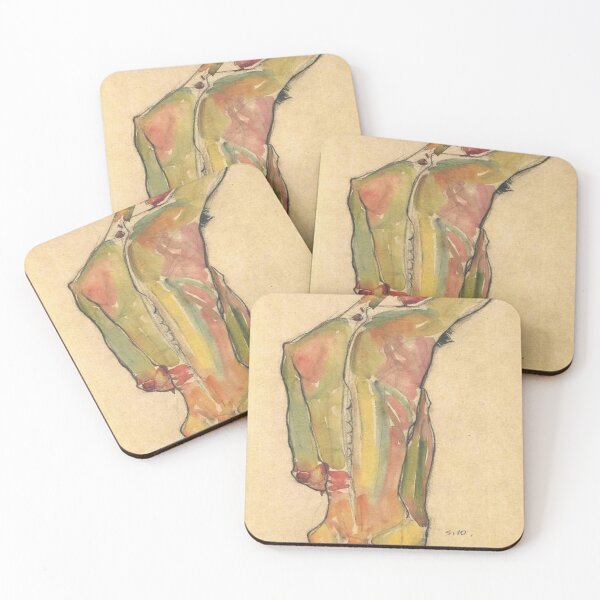 Item preview, Portrait of a man by Egon Schiele designed and sold by Vintage Designs +.