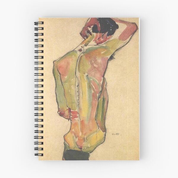 Item preview, Portrait of a man by Egon Schiele designed and sold by Vintage Designs +.