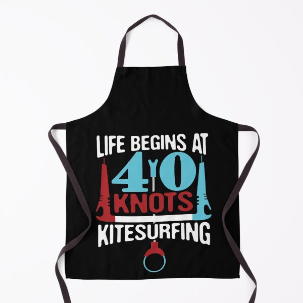 Item preview, Life Begins At 40 Knots Birthday Kite Surfing Water Sports designed and sold by Merchking1.
