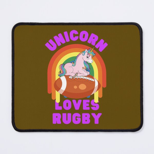 Item preview, Unicorn loves Rugby designed and sold by Keep Smiling.