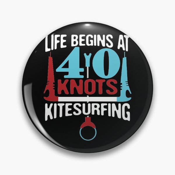 Item preview, Life Begins At 40 Knots Birthday Kite Surfing Water Sports designed and sold by Merchking1.