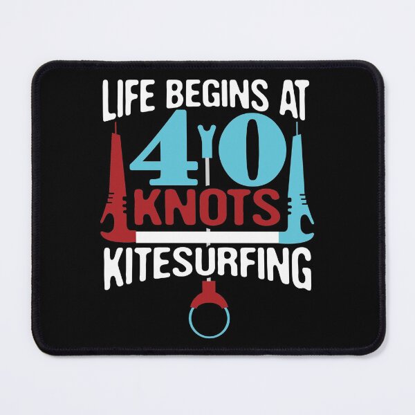 Item preview, Life Begins At 40 Knots Birthday Kite Surfing Water Sports designed and sold by Merchking1.