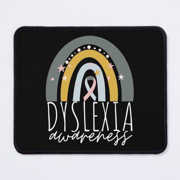 Item preview, Silver Rainbow Dyslexia Awareness designed and sold by Mixture-DESIGN.