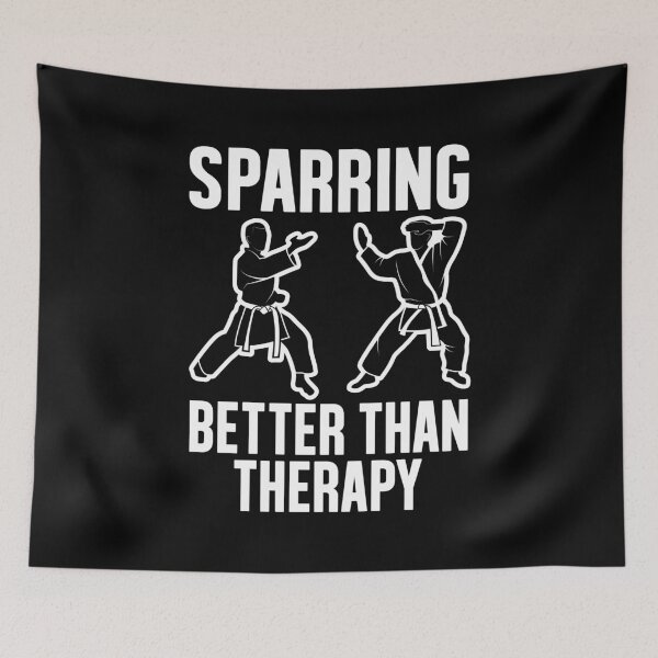 Item preview, Sparring Therapy Karate Boxing, Jiu Jitsu Taekwondo designed and sold by Merchking1.