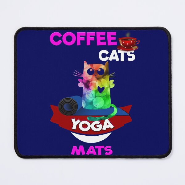Item preview, Coffee Cats Yoga Mats designed and sold by CreativeBel.