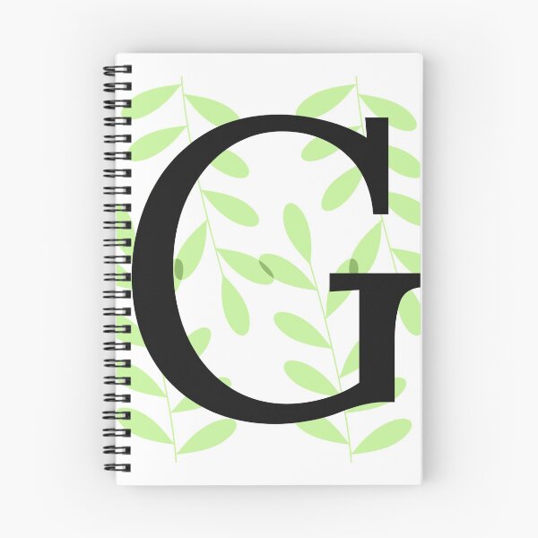 Item preview, Letter G- with plants designed and sold by kebartl.