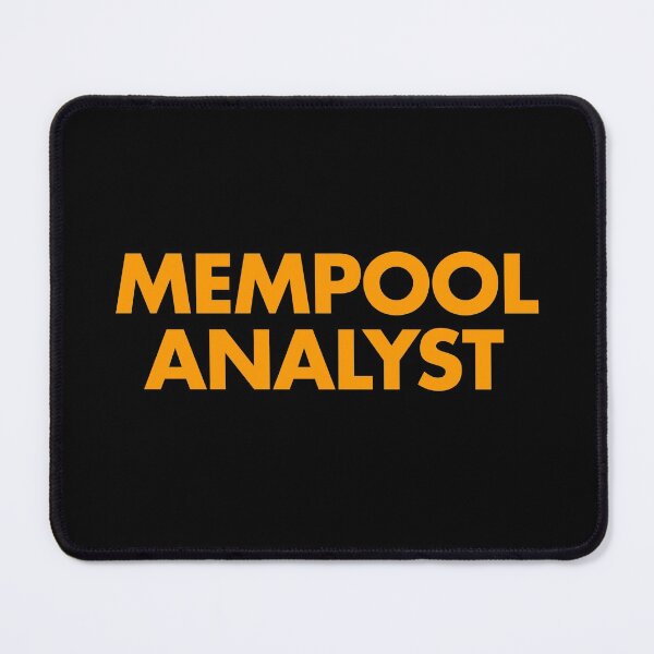 Item preview, Mempool Analyst Bitcoin (Orange) designed and sold by NautilusMare.